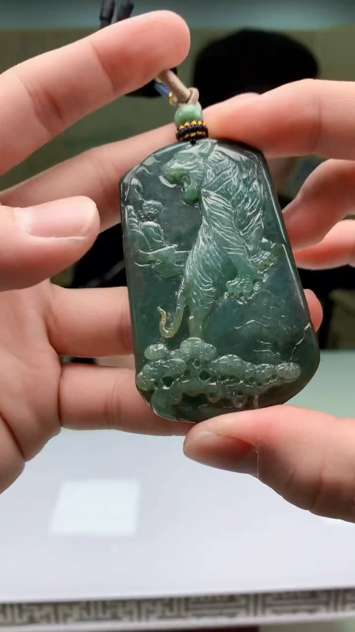 【闪购商品】定制翡翠未镶嵌4917bb-毛货挂件18