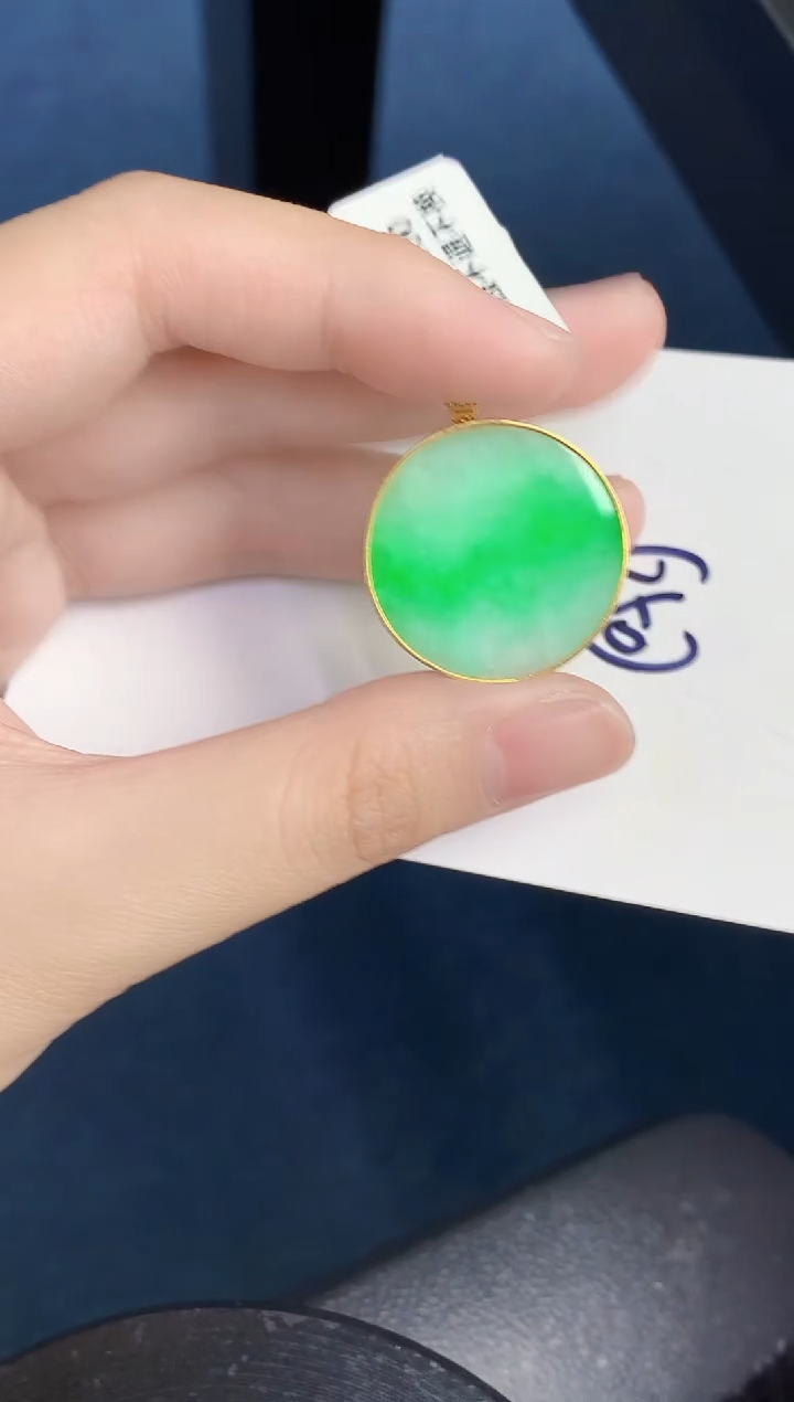 【闪购商品】翡翠颈饰18K金镶嵌000000000