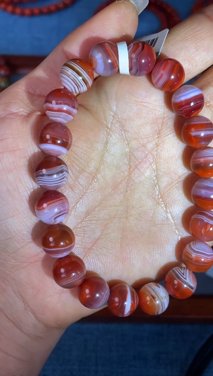 未镶嵌手串南红玛瑙N09凉山瓦西料单圈