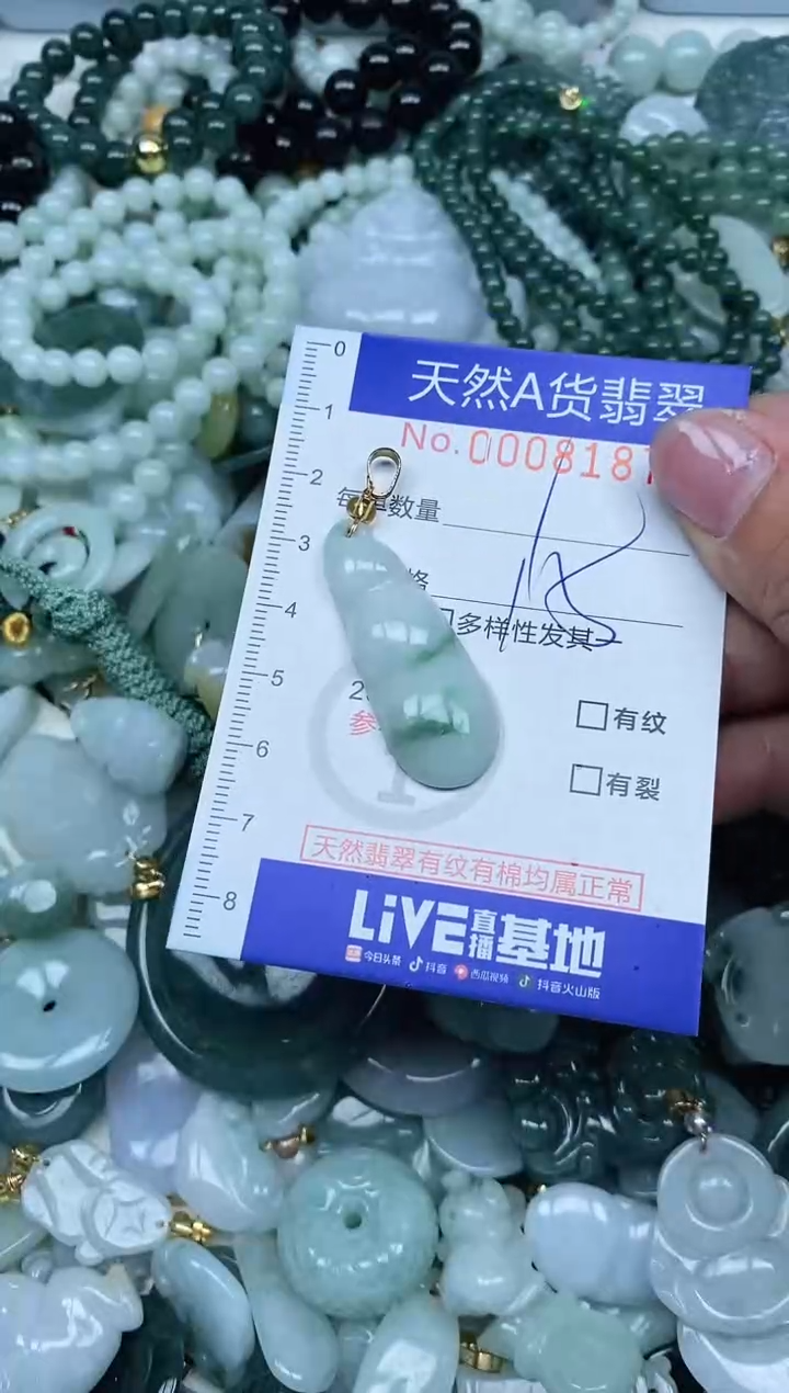 【闪购商品】翡翠吊坠(不含链)未镶嵌翡翠