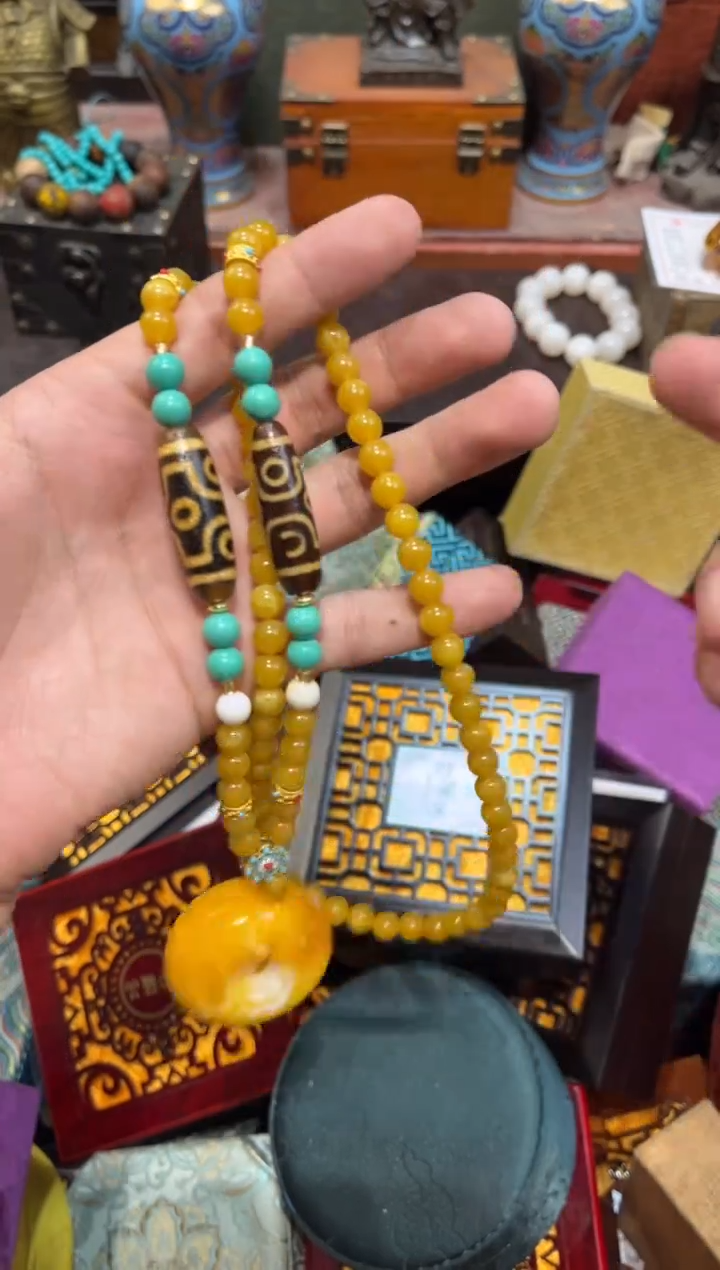 未镶嵌蜜蜡裸石Q刘哥高端专属精品21