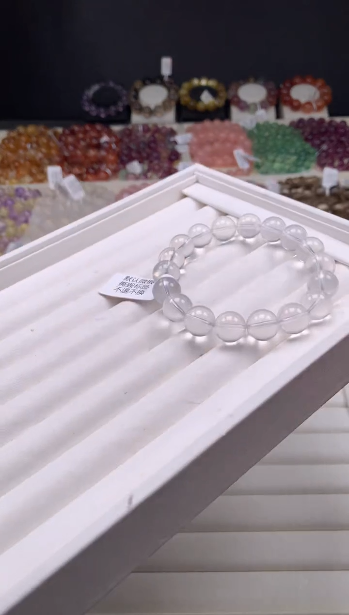 【闪购商品】水晶手链未镶嵌奶白晶11，A37