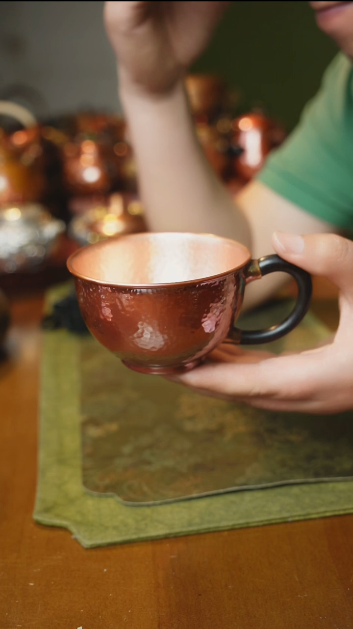 160毫升纯紫铜泡茶主人杯