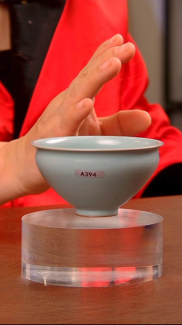 【闪购商品】瓷片布托束口鸡心杯...........