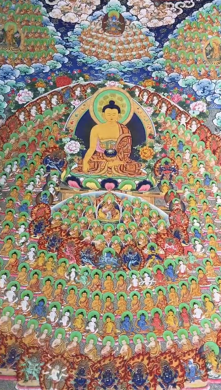 卷轴画天天的唐卡tk160