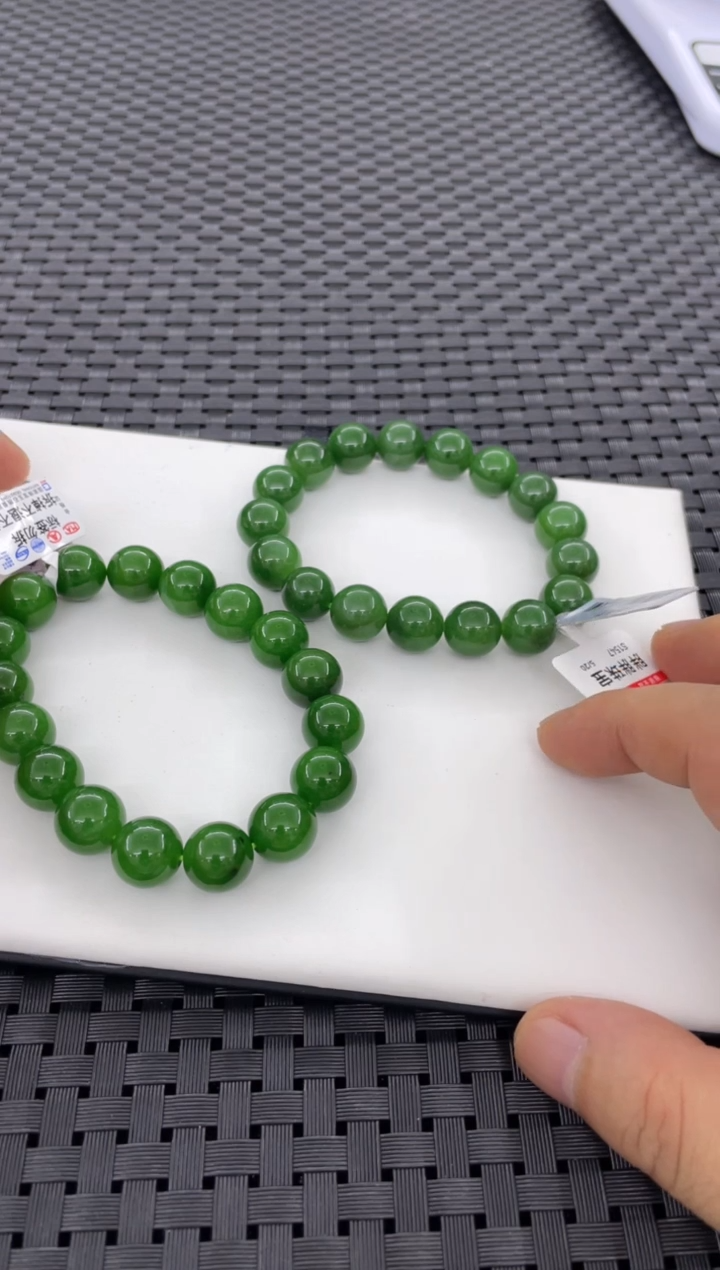 手串未镶嵌和田玉微矿点（多样性发一件）S1547