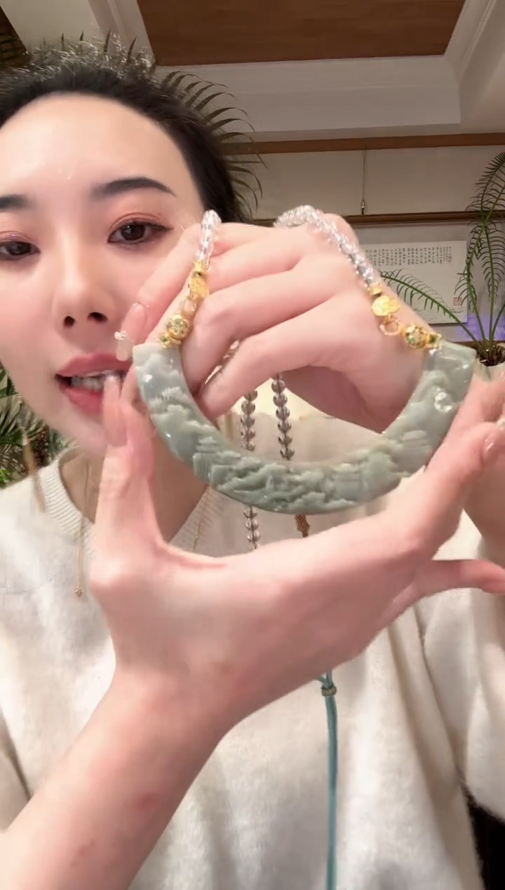 【闪购商品】翡翠颈饰未镶嵌国风