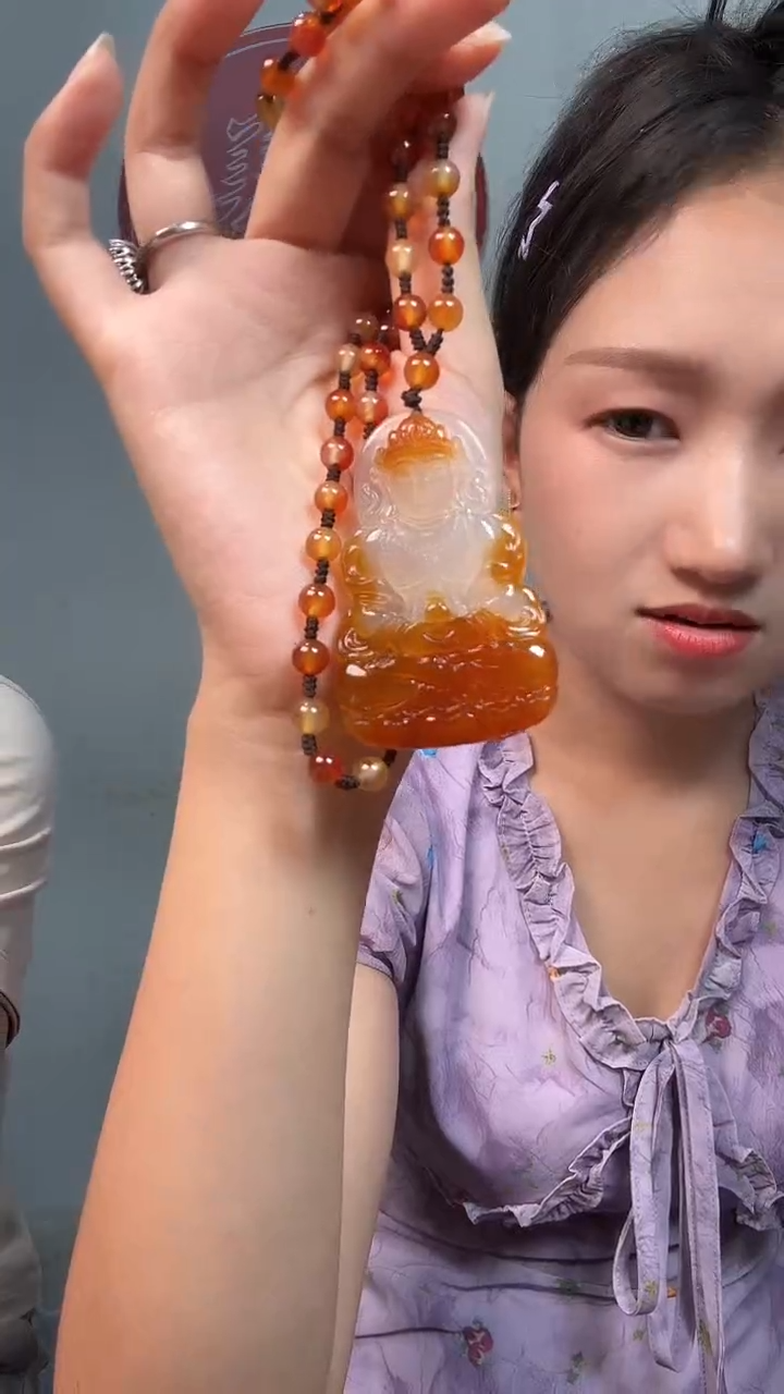 未镶嵌颈饰玛瑙/玉髓2116天然珠宝带珠链观音多样性发一个