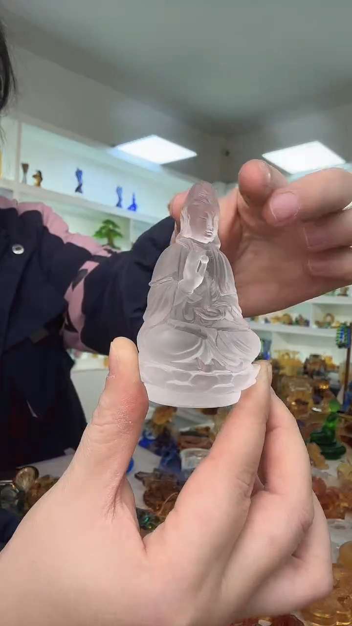 手工艺品琉璃观音