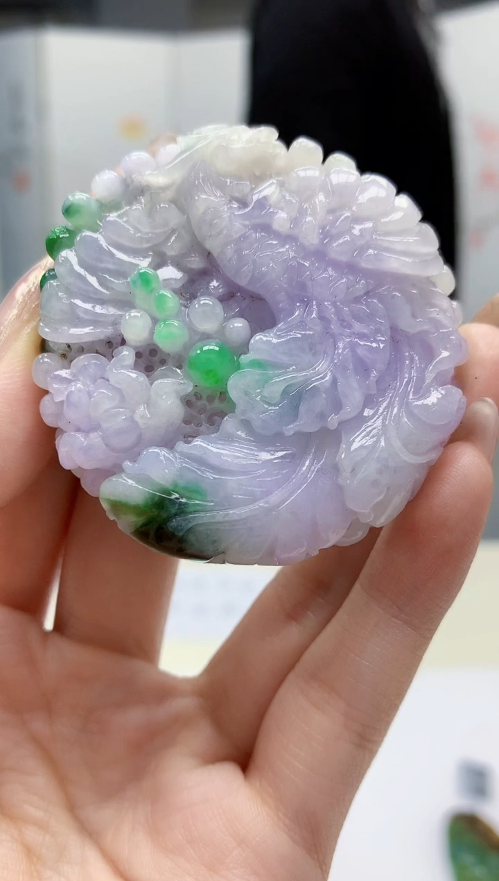 【闪购商品】定制翡翠未镶嵌5145jw-毛货挂件赠珠链116