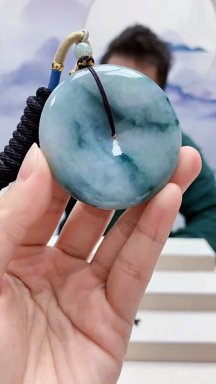 未镶嵌定制翡翠5175lr-毛货挂件39