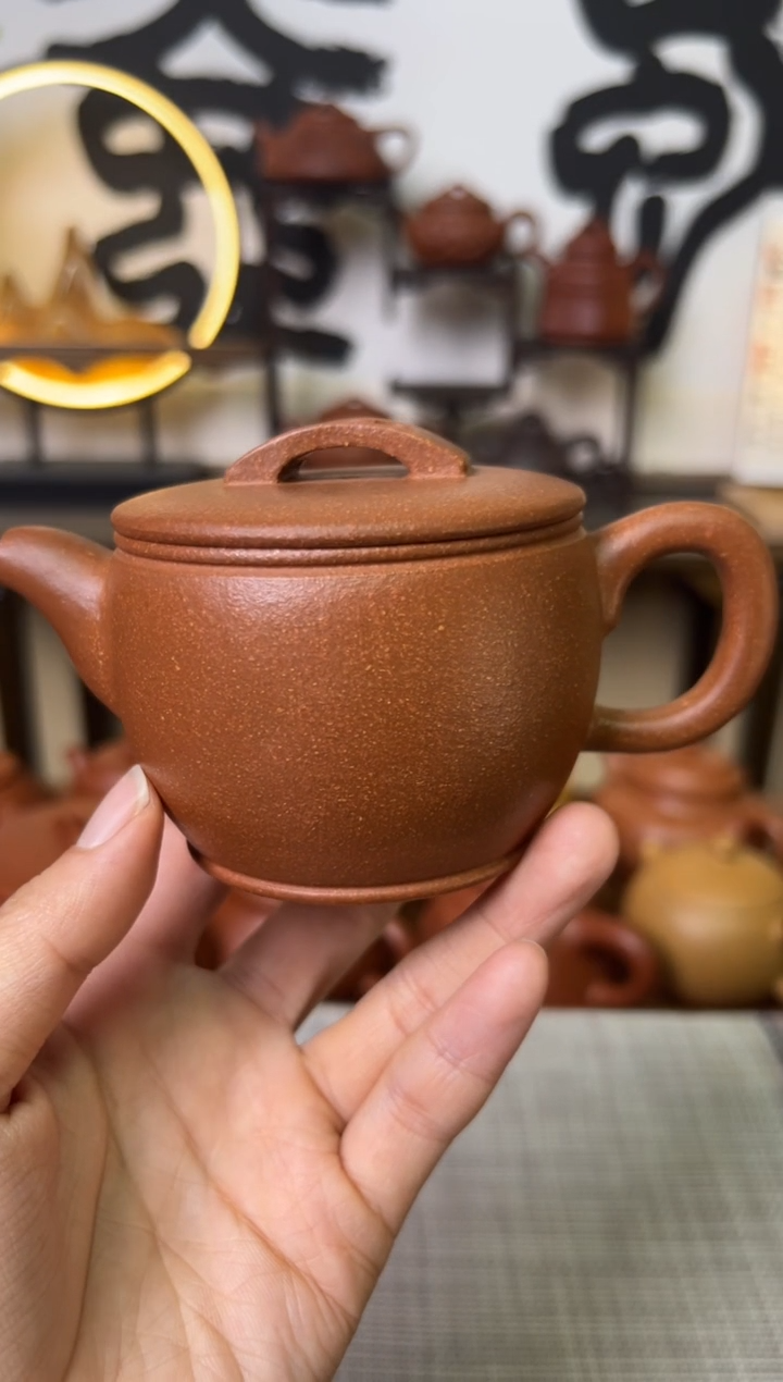 【闪购商品】段泥茶壶独壶黄降坡汉瓦壶150CC