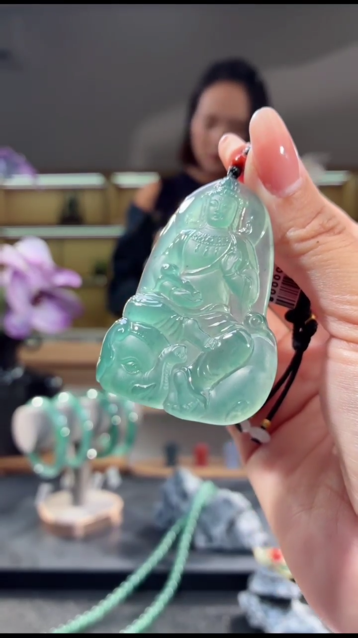 吊坠(不含链)未镶嵌翡翠普贤