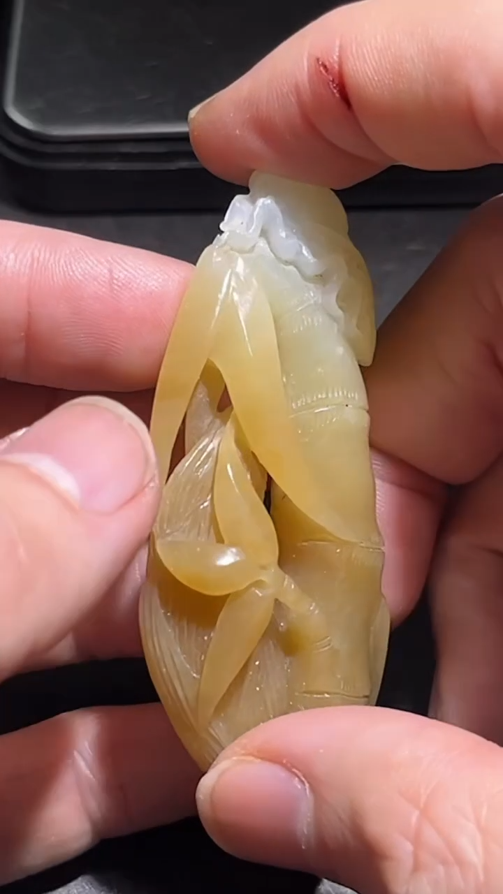 颈饰未镶嵌和田玉pz1224-26竹