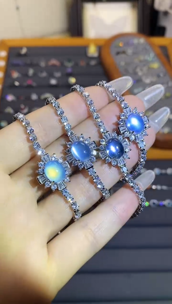 【闪购商品】水晶手链银S925镶嵌      