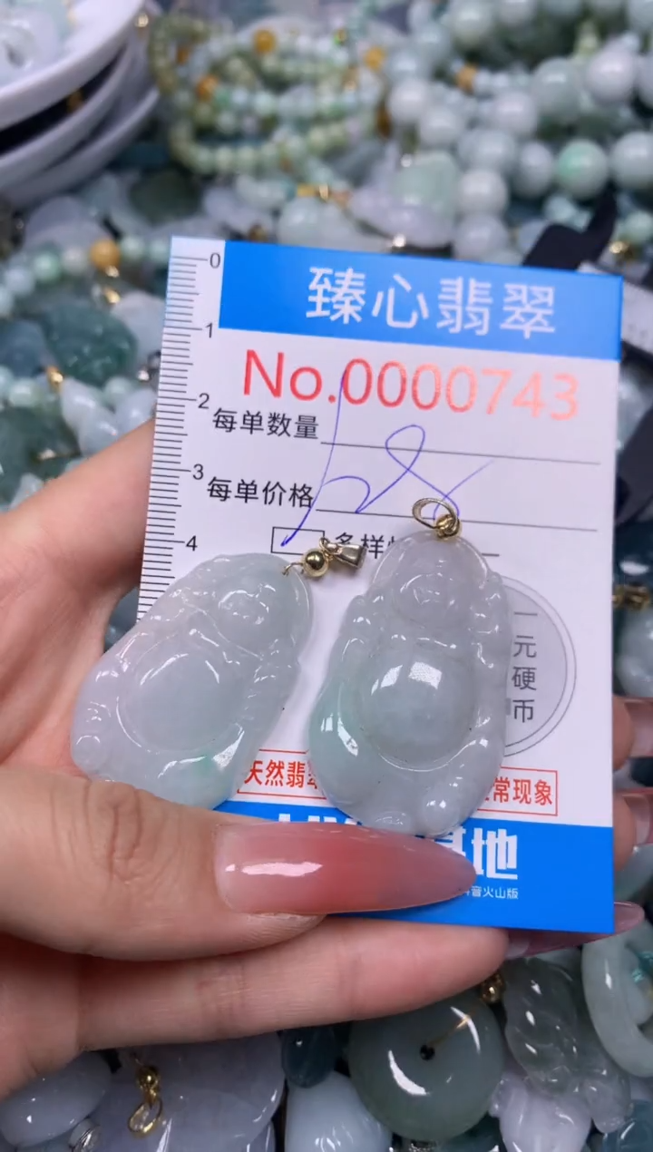 【闪购商品】翡翠颈饰未镶嵌含绳000743