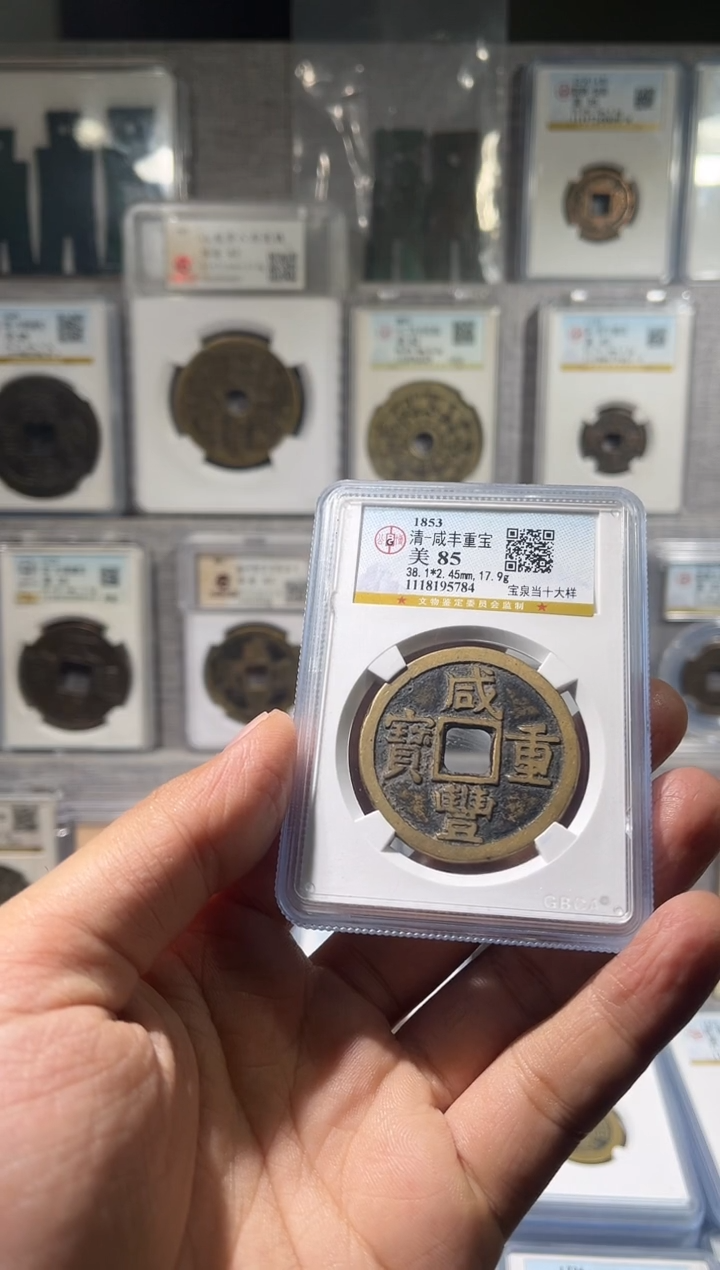 铜鹰****4齐泉 咸丰重宝 d10