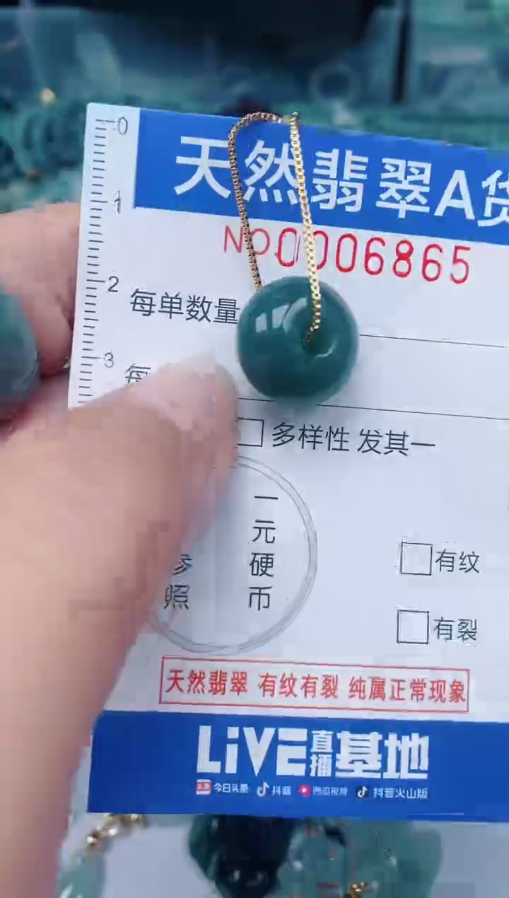 颈饰未镶嵌翡翠00006865