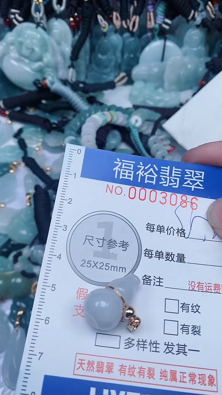 【闪购商品】翡翠颈饰未镶嵌...0003086