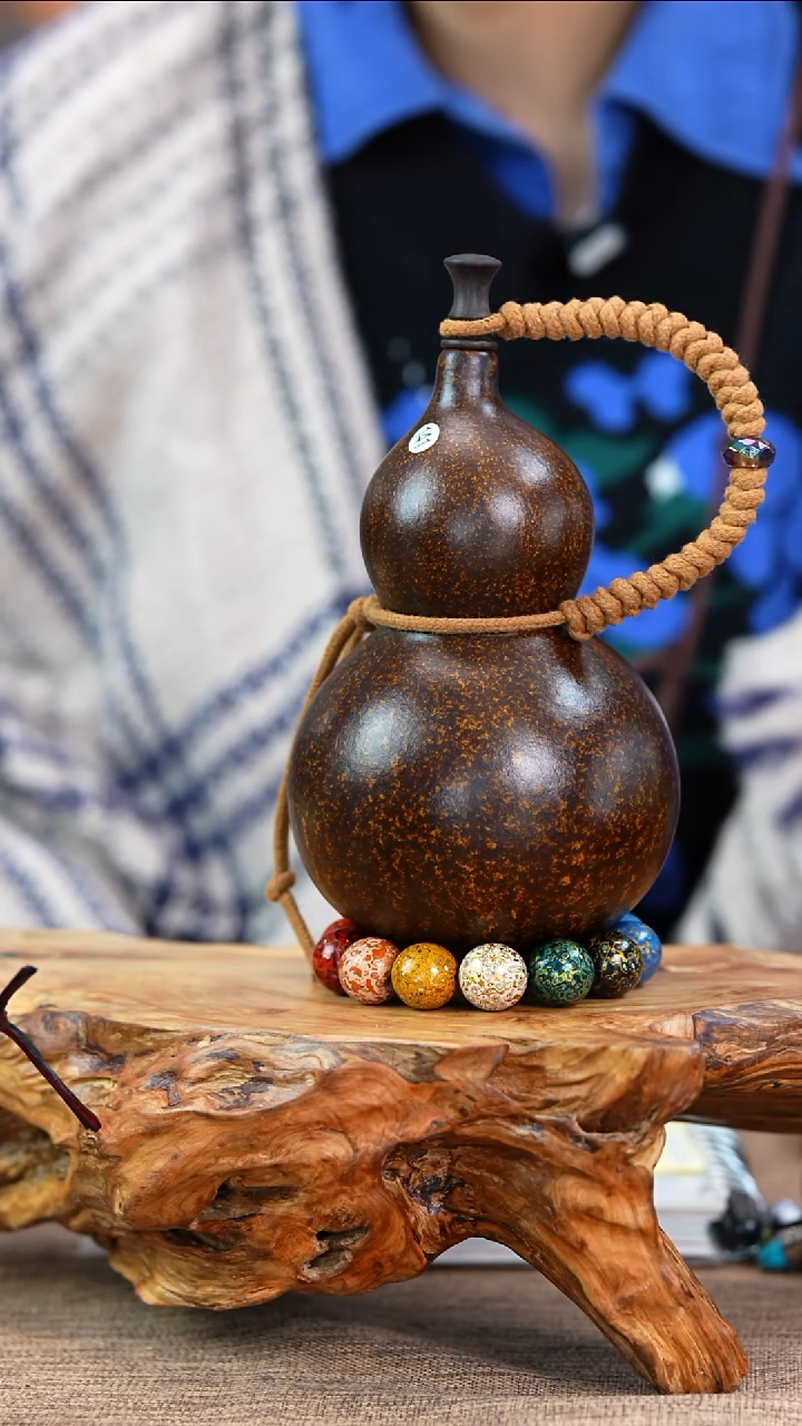 【闪购商品】141—光岳葫天然大漆酒葫芦不含漆珠