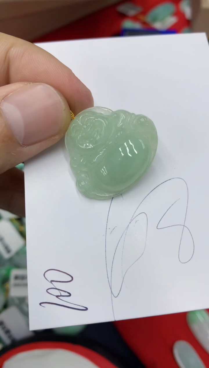 【闪购商品】翡翠颈饰18K金镶嵌号链接111111111