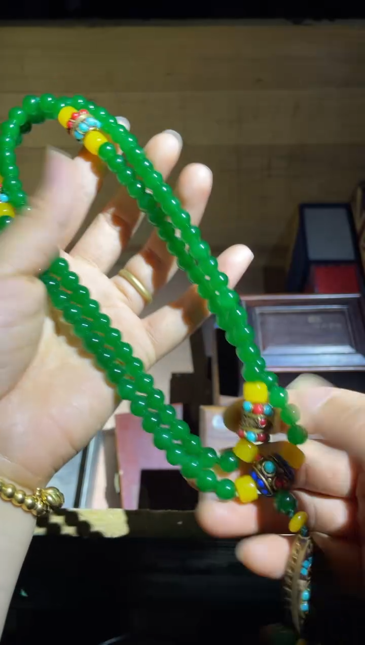 【闪购商品】绿项链  1件  配配配