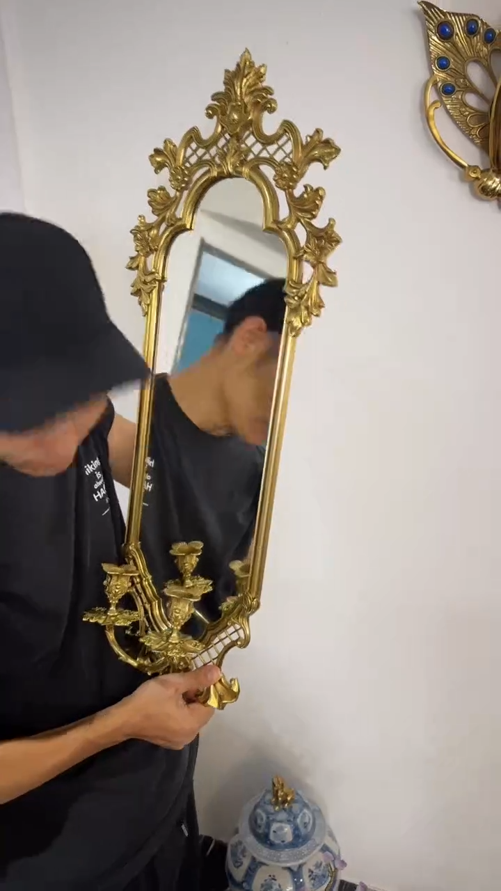 黄铜黛姿家居装饰品摆件 