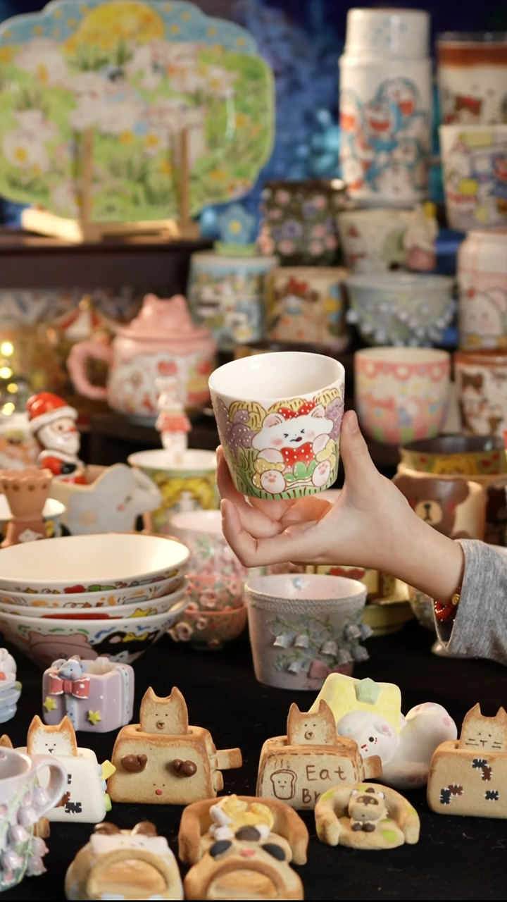 其他陶景德镇釉下彩手绘设计师款陶瓷