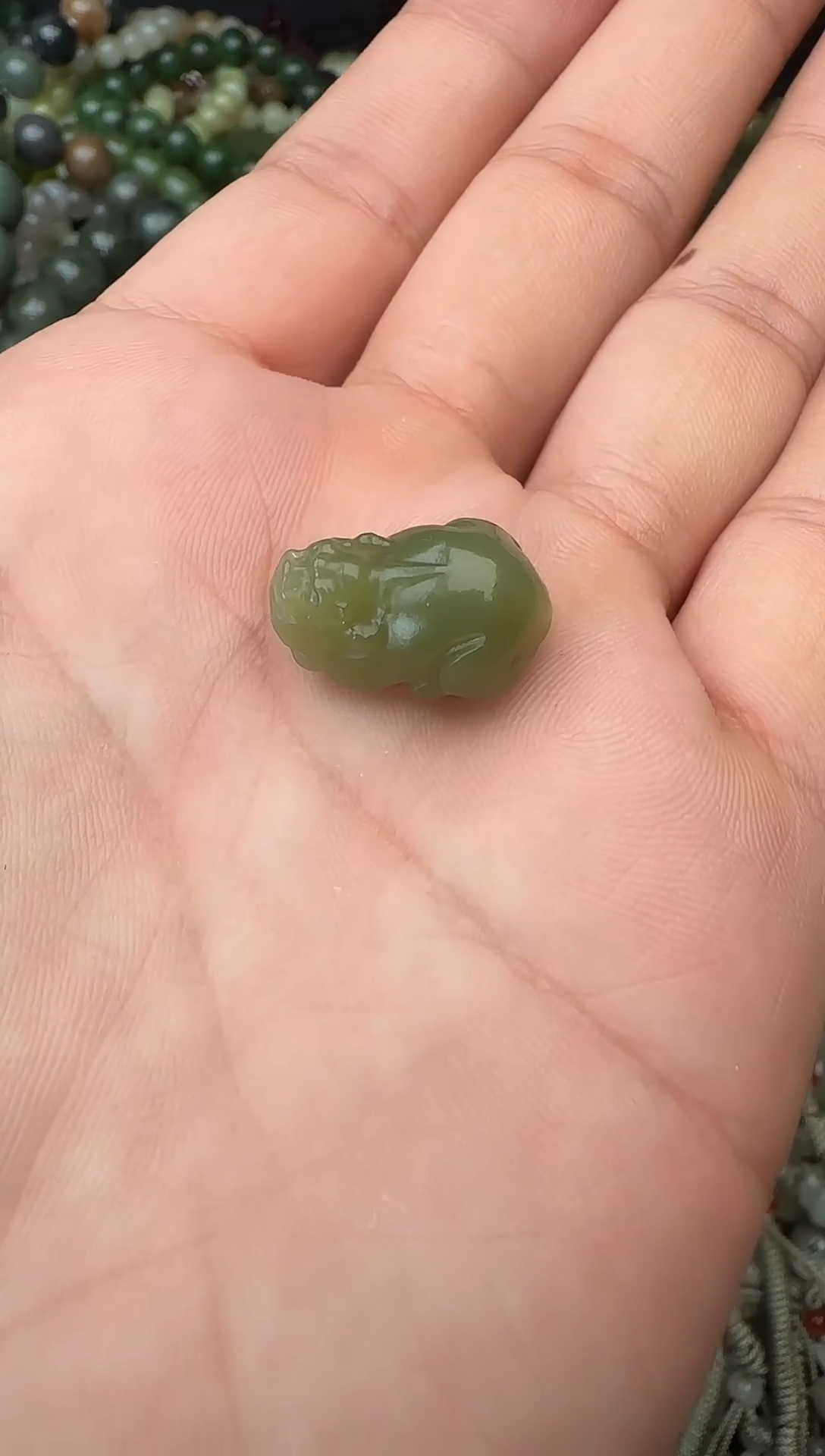 颈饰未镶嵌和田玉拍一发一