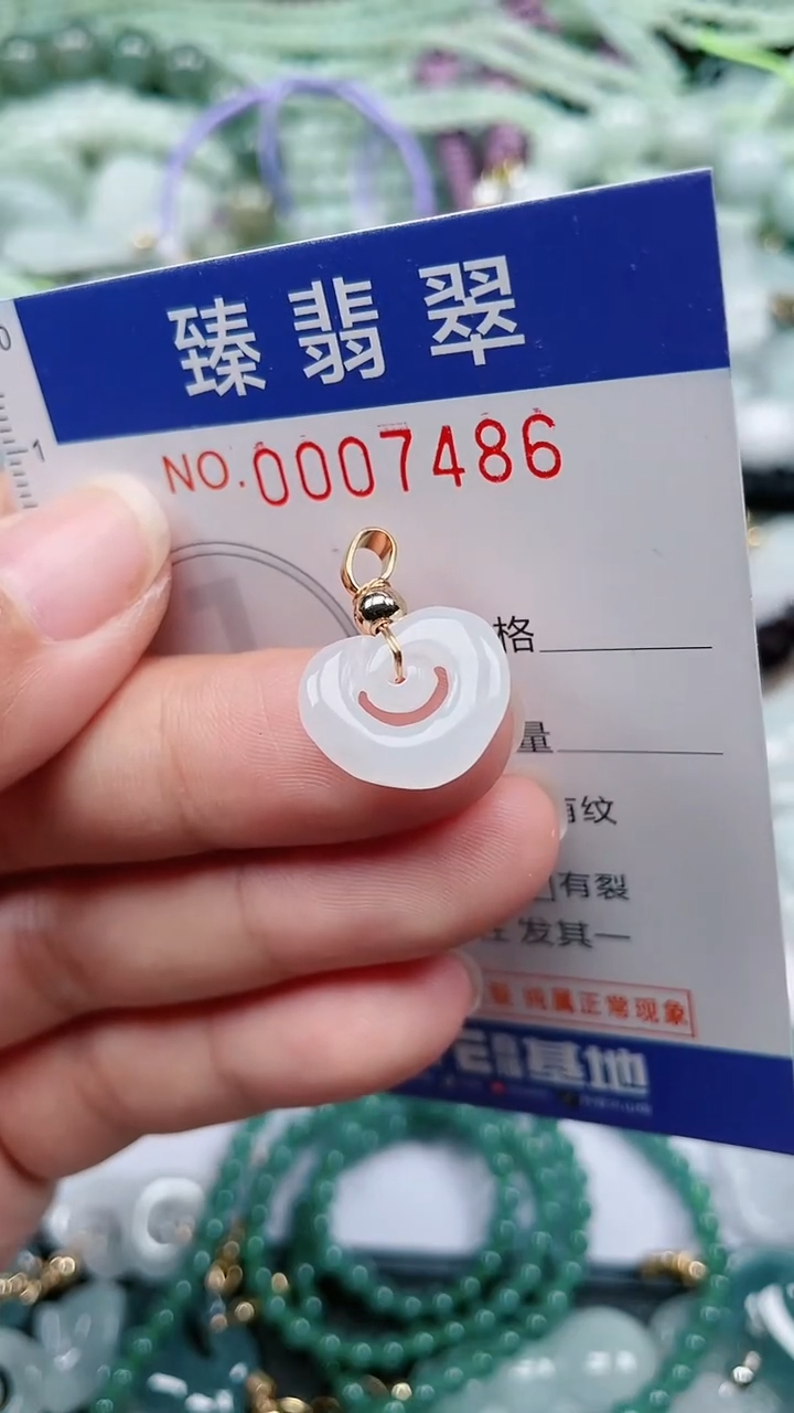 颈饰未镶嵌翡翠.0007486