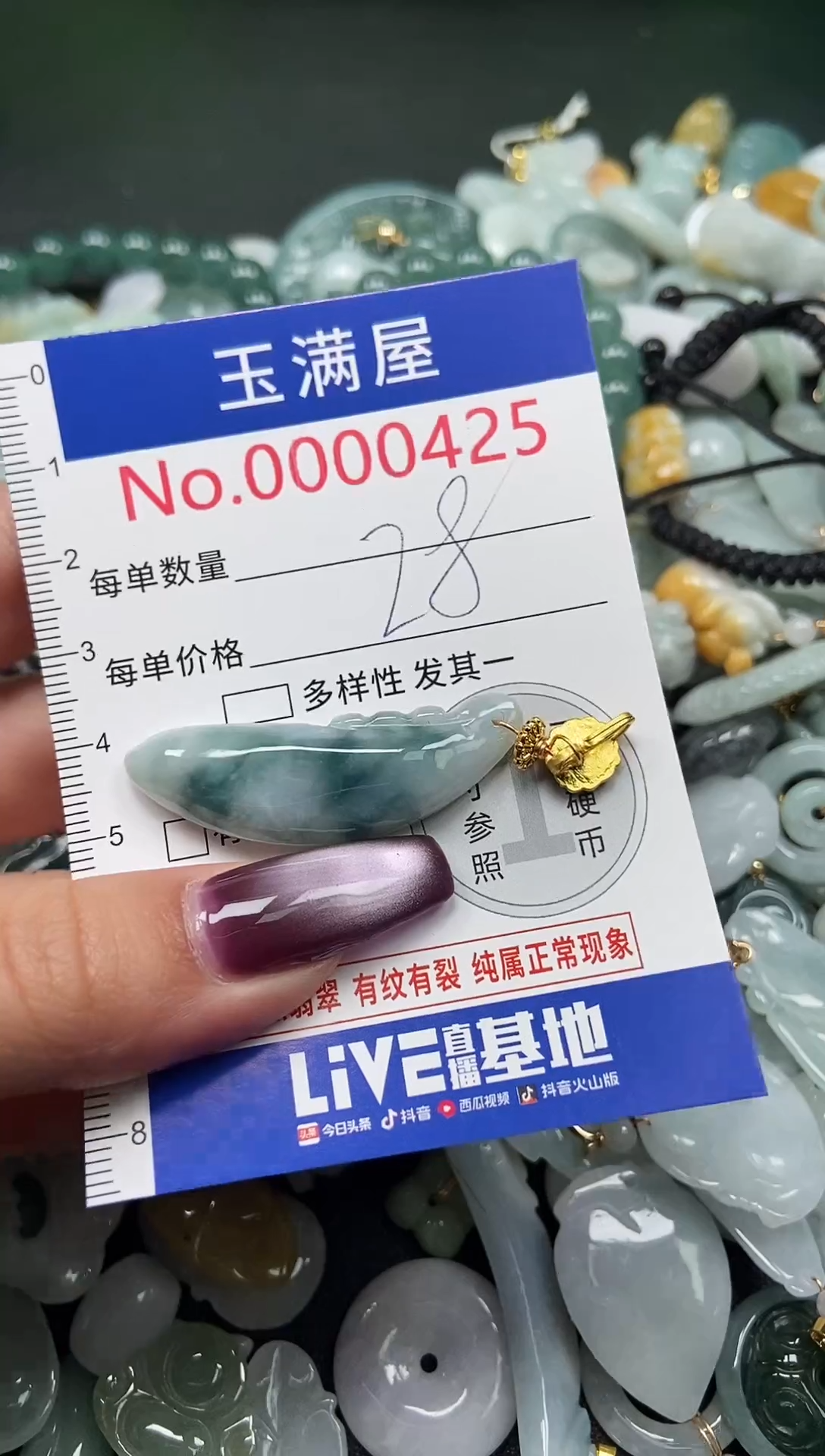 颈饰未镶嵌翡翠425