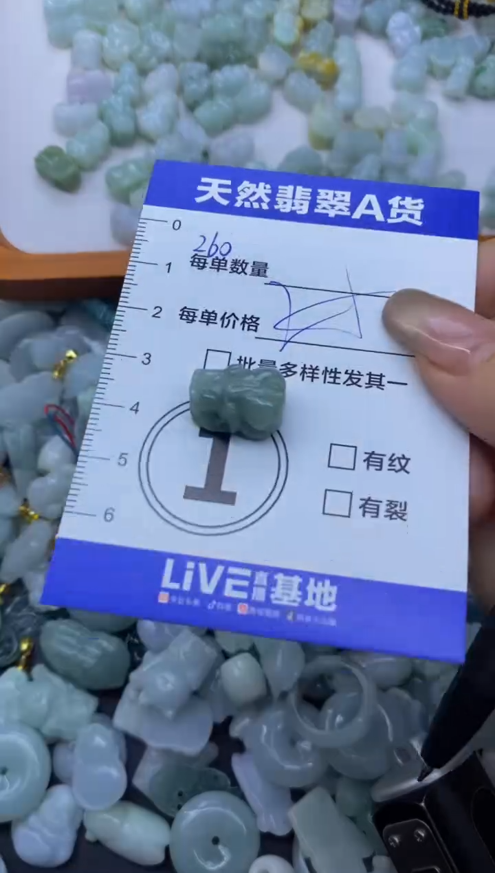 颈饰未镶嵌翡翠天然翡翠A货批量多样性发一件