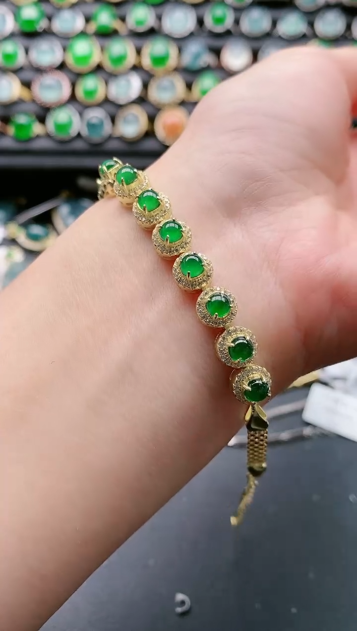 【闪购商品】翡翠戒指银S925镶嵌1111