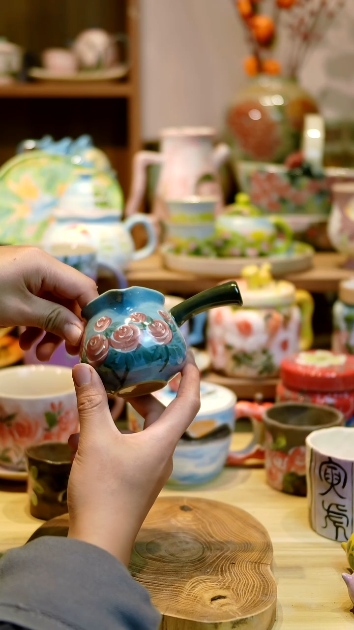 瓷片景德镇釉下五彩手绘陶瓷