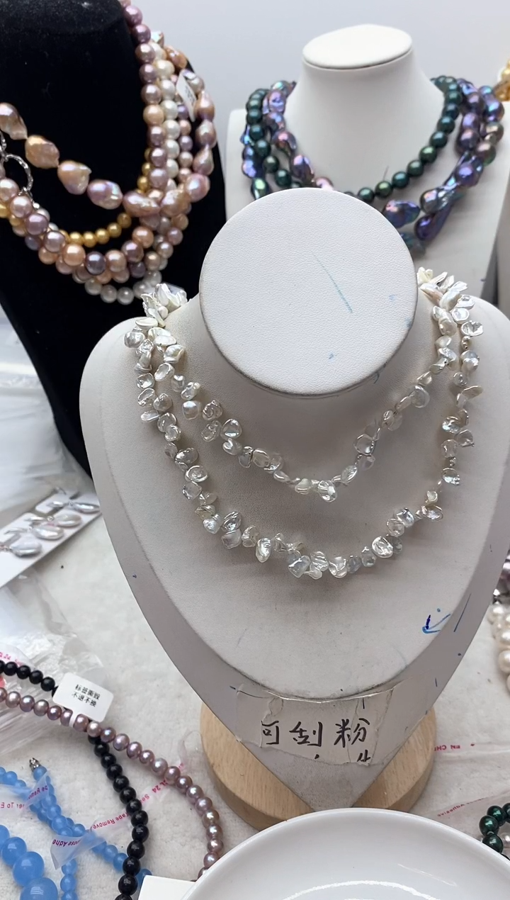 【闪购商品】淡水珍珠颈饰钛钢151