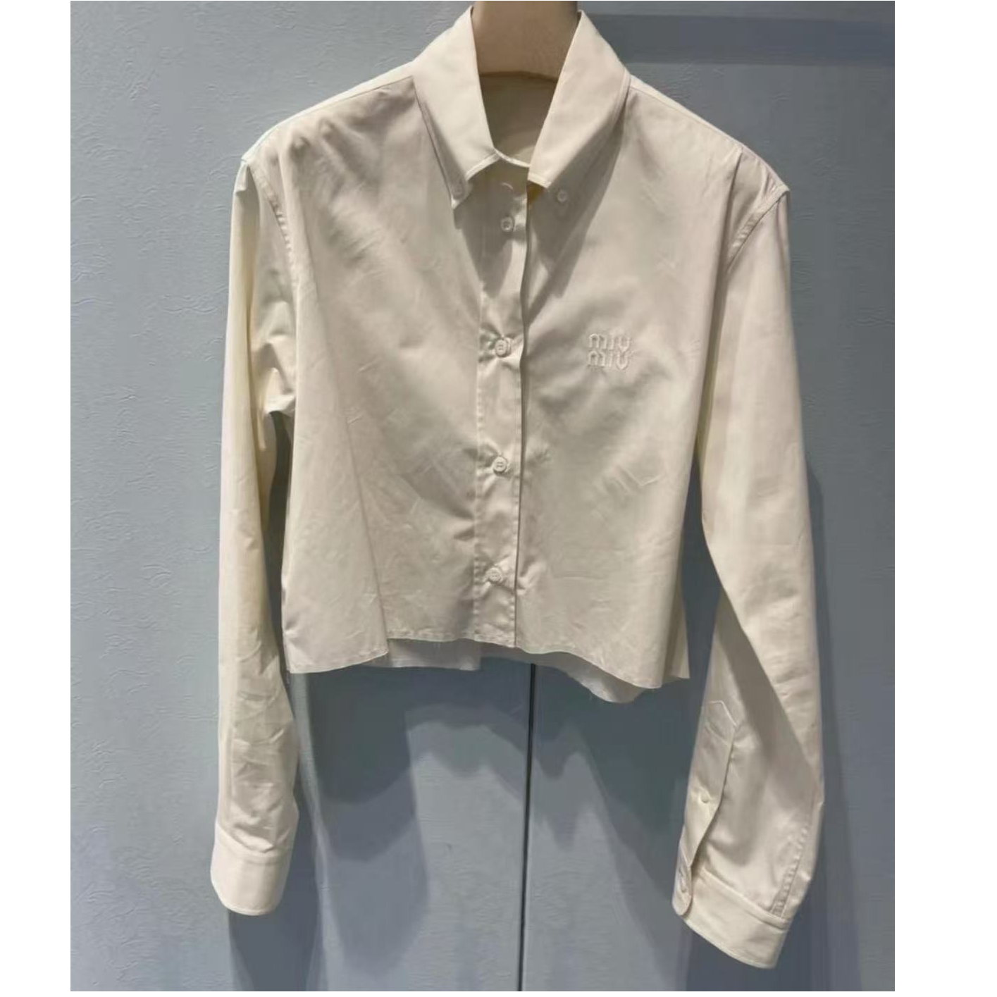 99新 MIU MIU/缪缪 双双臻选/ck00367/缪缪衬衫/36