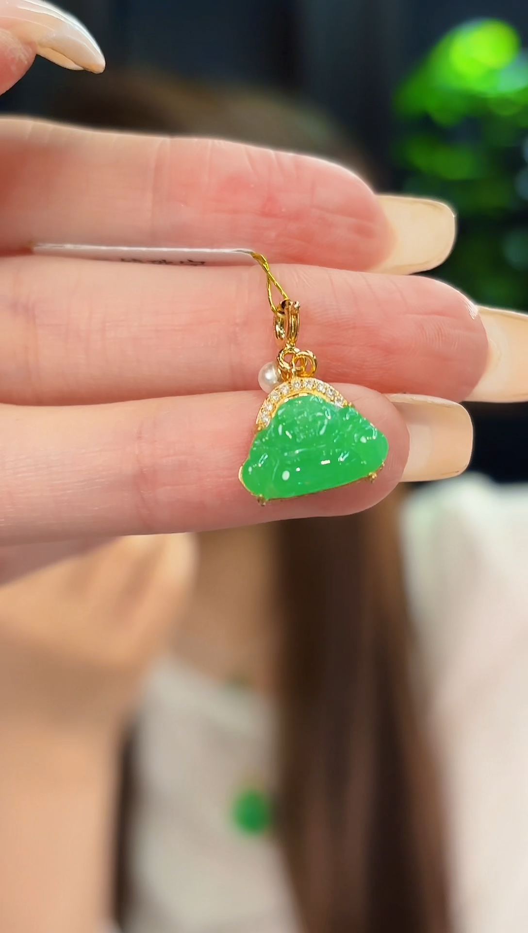 翡翠未镶嵌颈饰缅料A货/多样性发货/一件