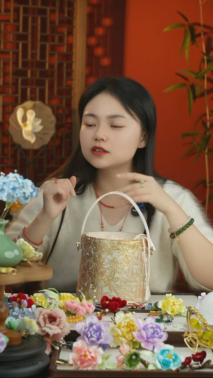 刺绣闪购纯手工非遗国风饰品