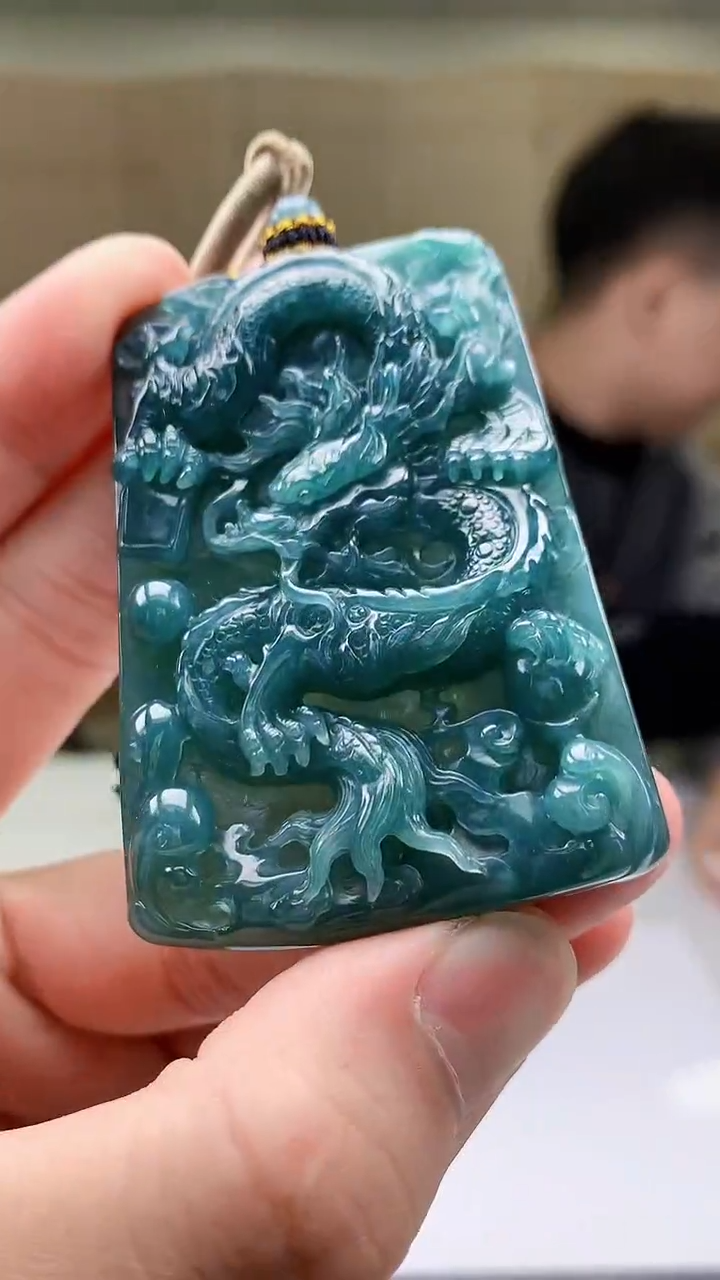 【闪购商品】定制翡翠未镶嵌4917bb-毛货挂件90