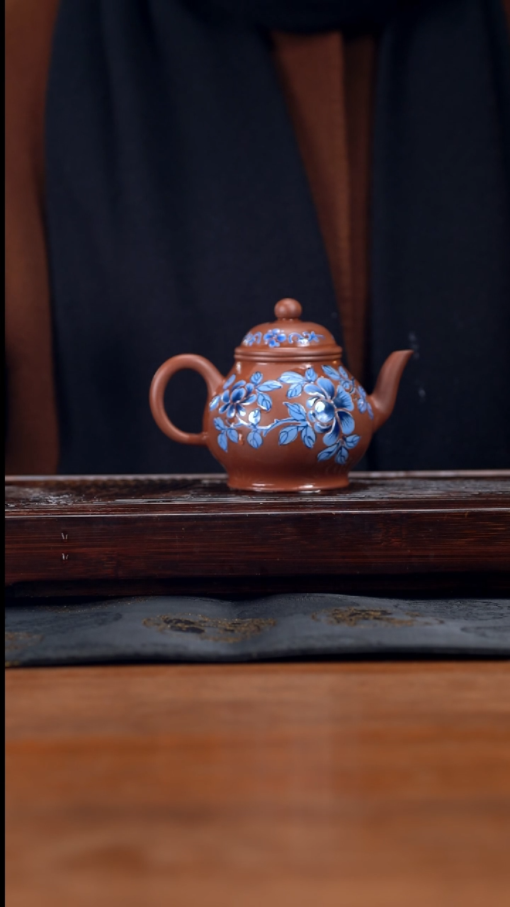 【闪购商品】紫砂茶壶cc黄龙山原矿清水泥宫灯11