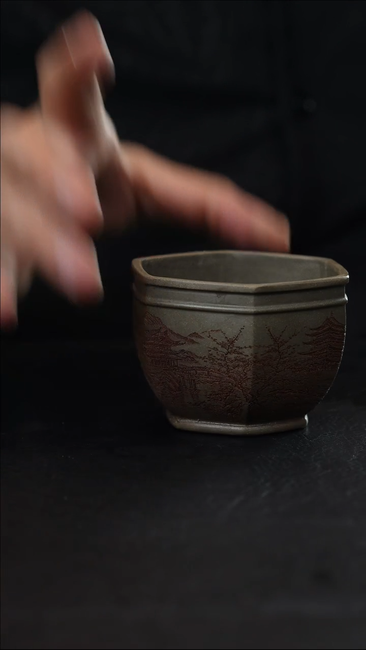 茶杯紫砂紫砂主人杯瑕疵