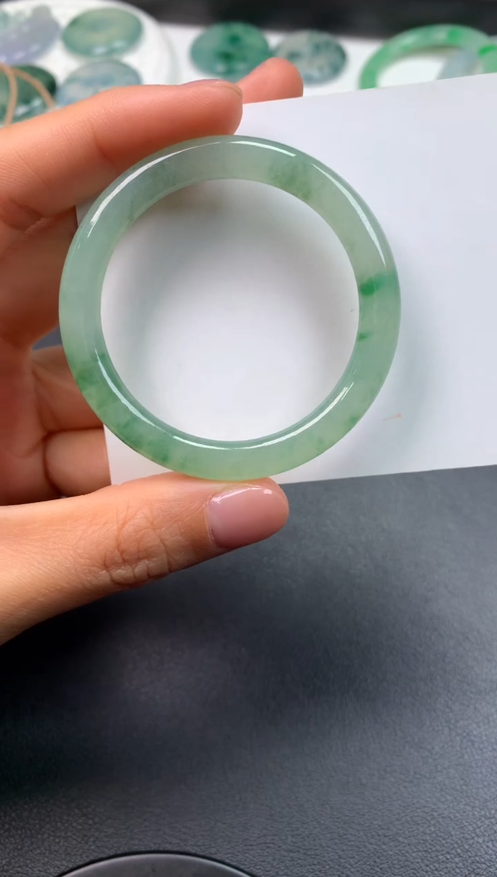 未镶嵌定制翡翠0366519828（43*6*6.4）