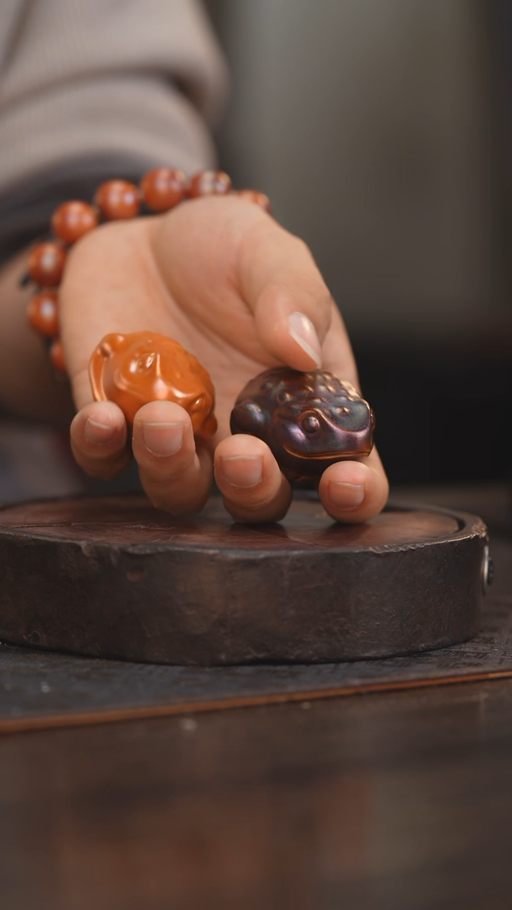 【闪购商品】杯170柴房陶瓷柴烧 窑宝金蟾茶宠