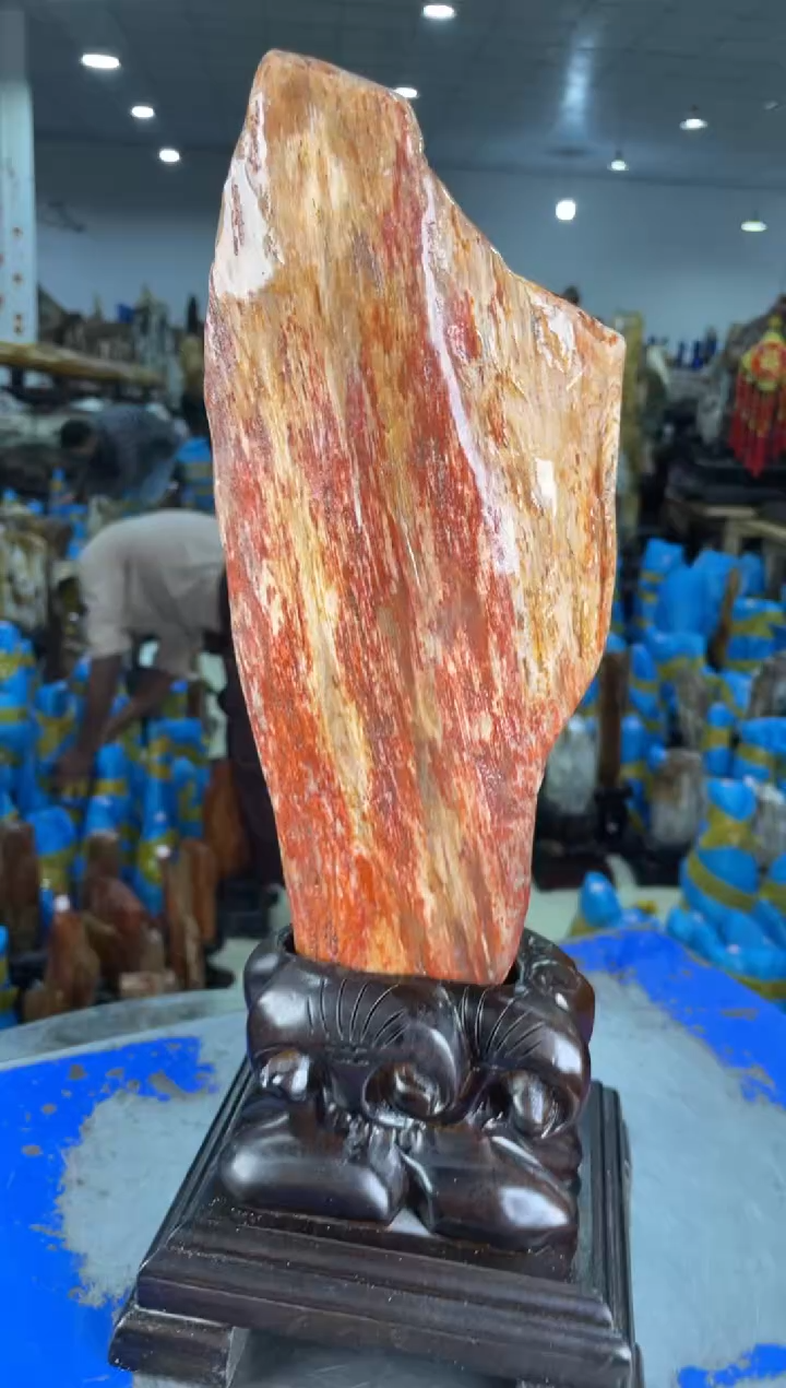 【闪购商品】硅化玉摆件未镶嵌86