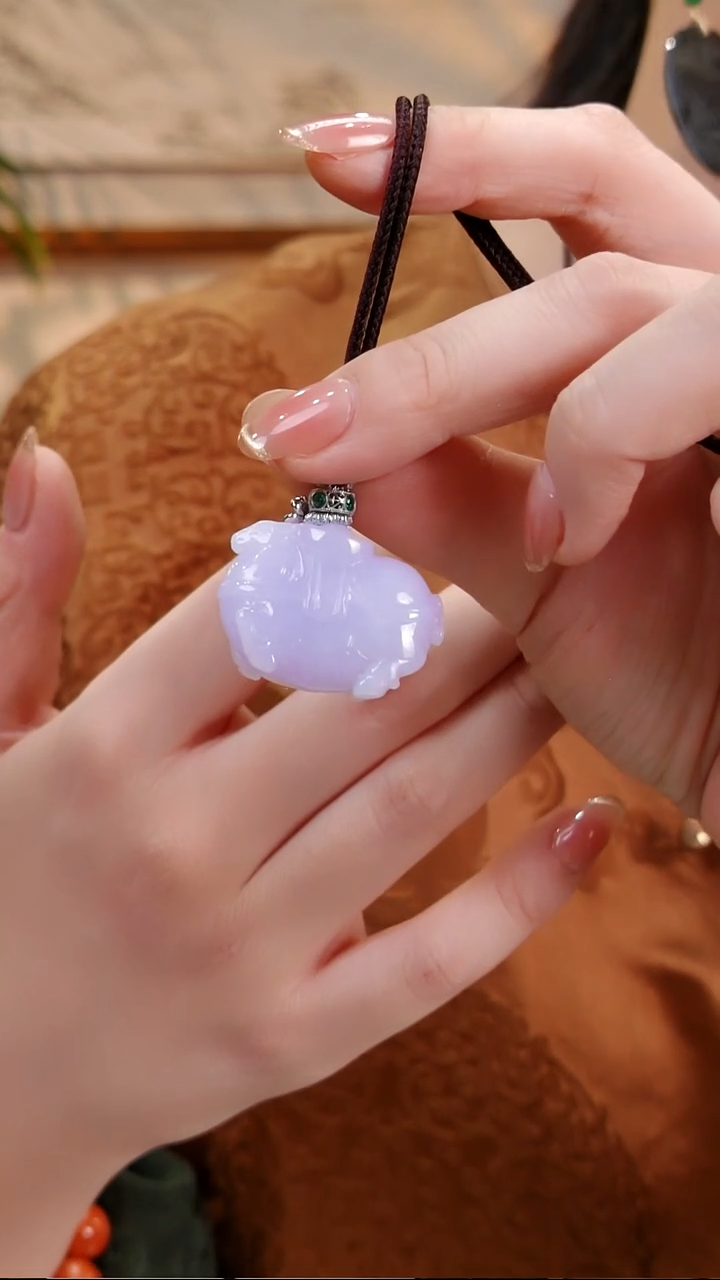 颈饰未镶嵌翡翠国风