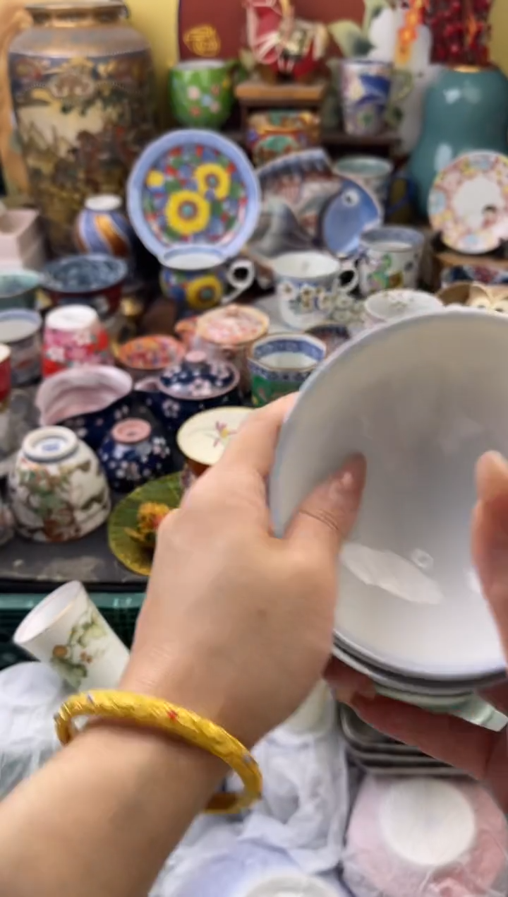 瓷片W***.359号六六工艺品瓷器3只碗