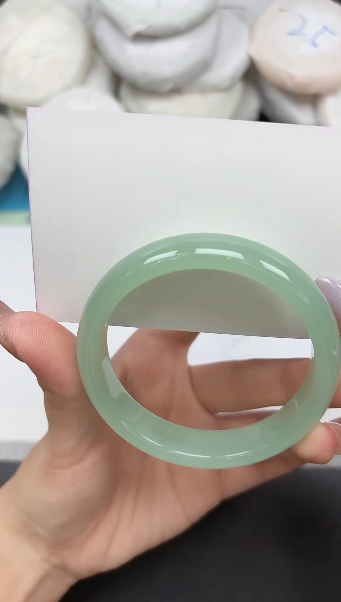 未镶嵌手镯石英质玉308-53-54