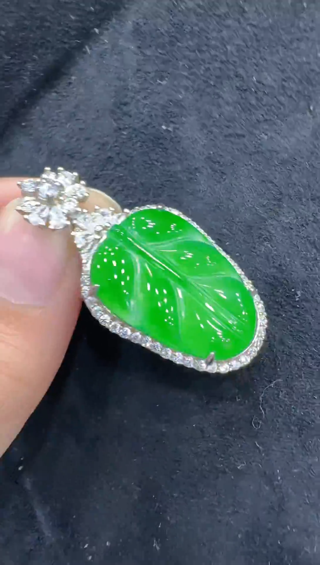 吊坠(不含链)银S925镶嵌翡翠多样性团购发货一件