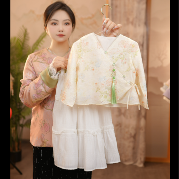 【春款上新】梦江南中国风套装春款女童汉元素新中式复古国风