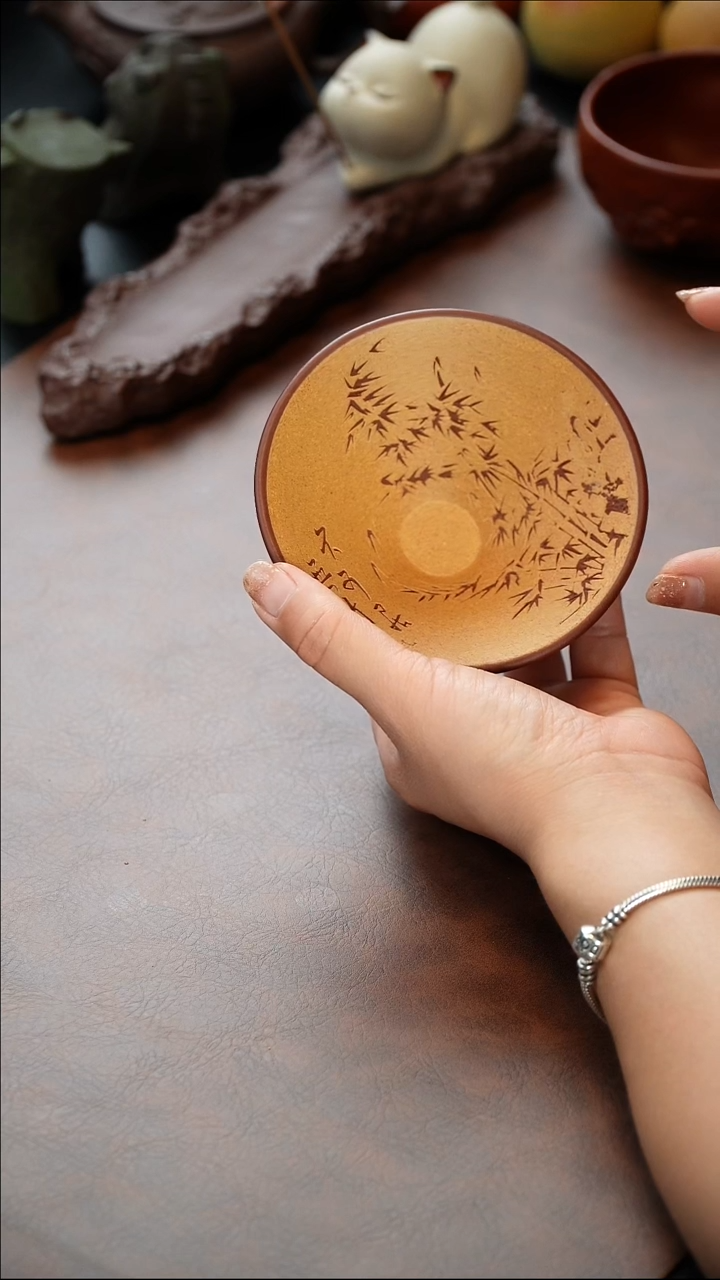 茶杯紫砂紫砂杯主人杯